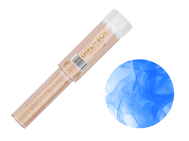 Color Smoke Bomb It's A Boy 22.5cm Blue - 5pk