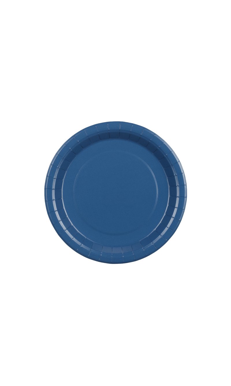 Paper Plates Dark Blue 23cm