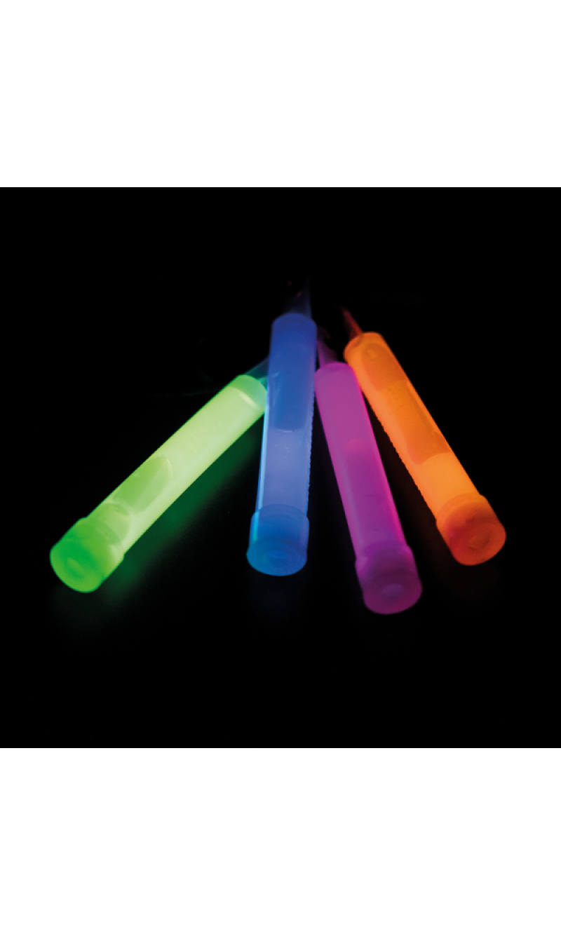 Glow Stick Necklaces Assorted Colors - 4pk