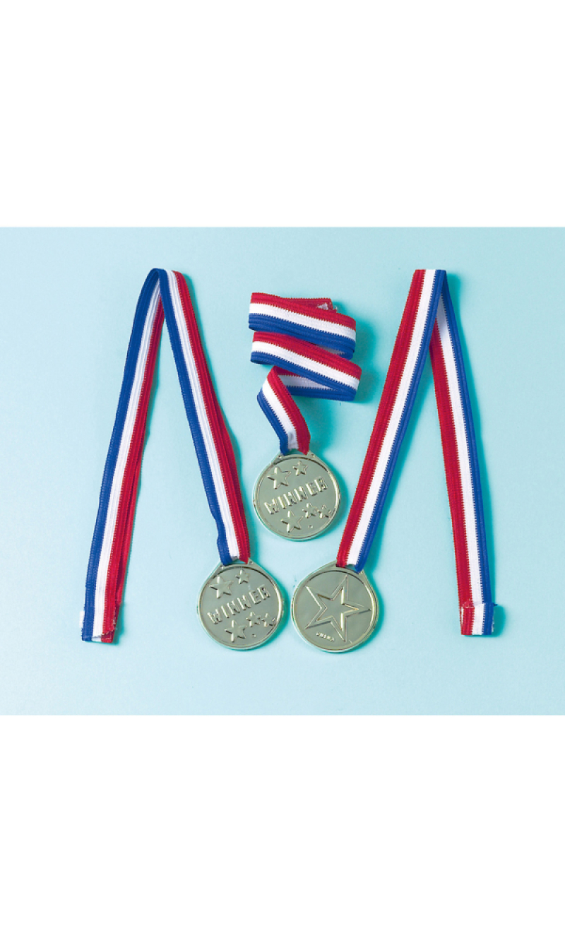 Award Medal Ribbons 10.5 x 4.4cm - 12pk