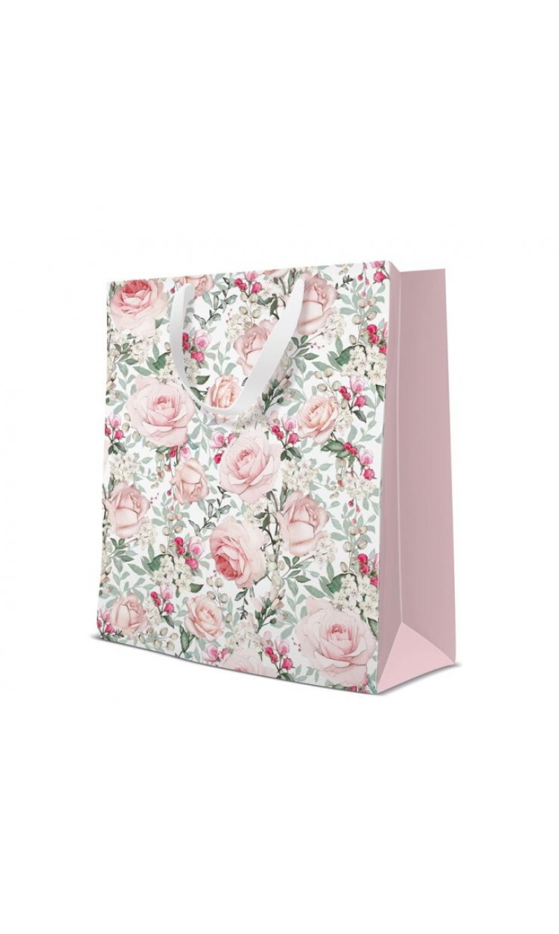 Paw Gift Bag Gorgeous Roses 20x25x10cm