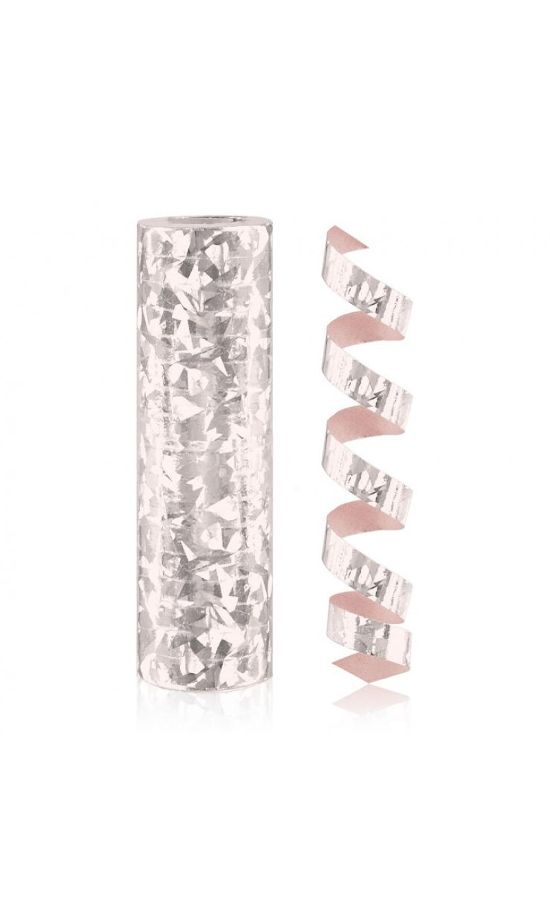 Holographic Streamer Rose Gold 4m