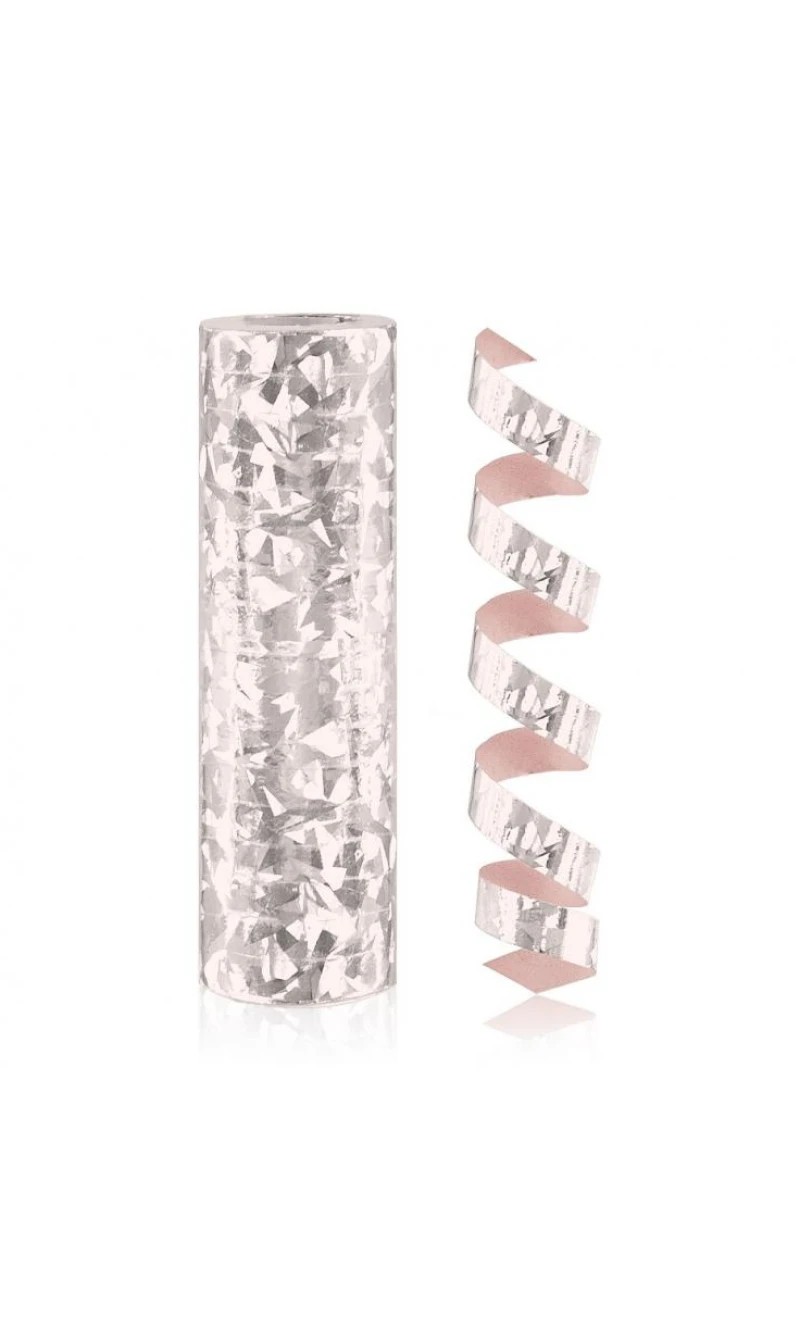 Holographic Streamer Rose Gold 4m