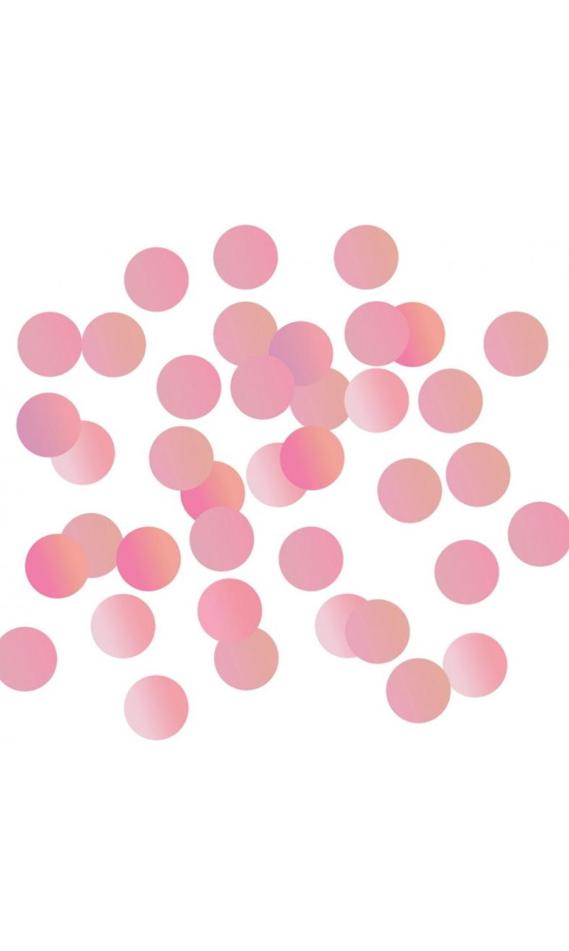 Foil Confetti Circles 1.5cm 18G Rose Gold