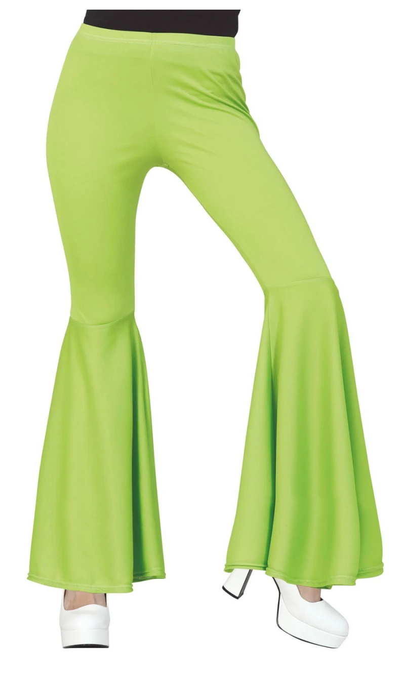 Bell Bottom Green – Adult Size Medium (38-40)