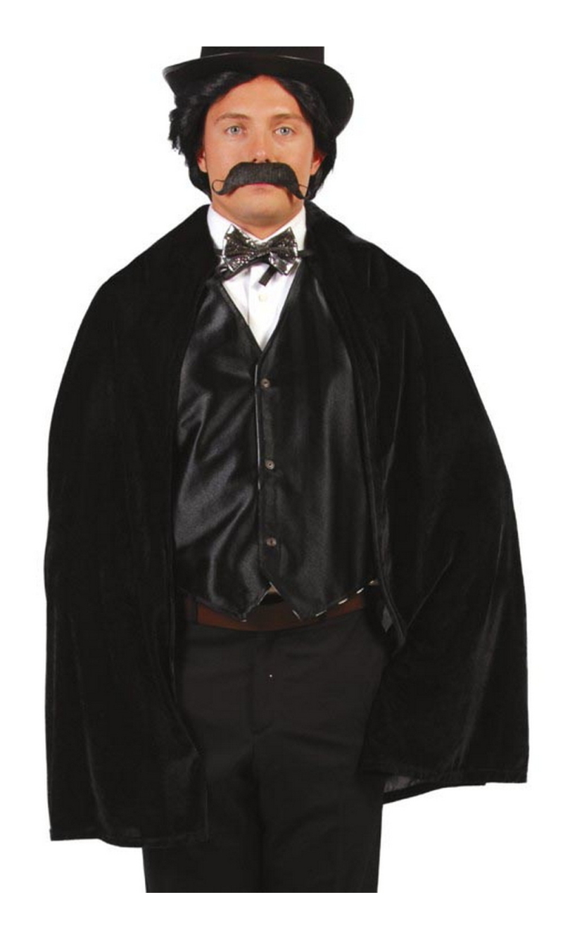 Black Velvet Cape 100cm