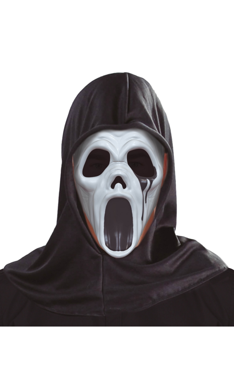 Killer Mask With Hood PVC - Adult One Size