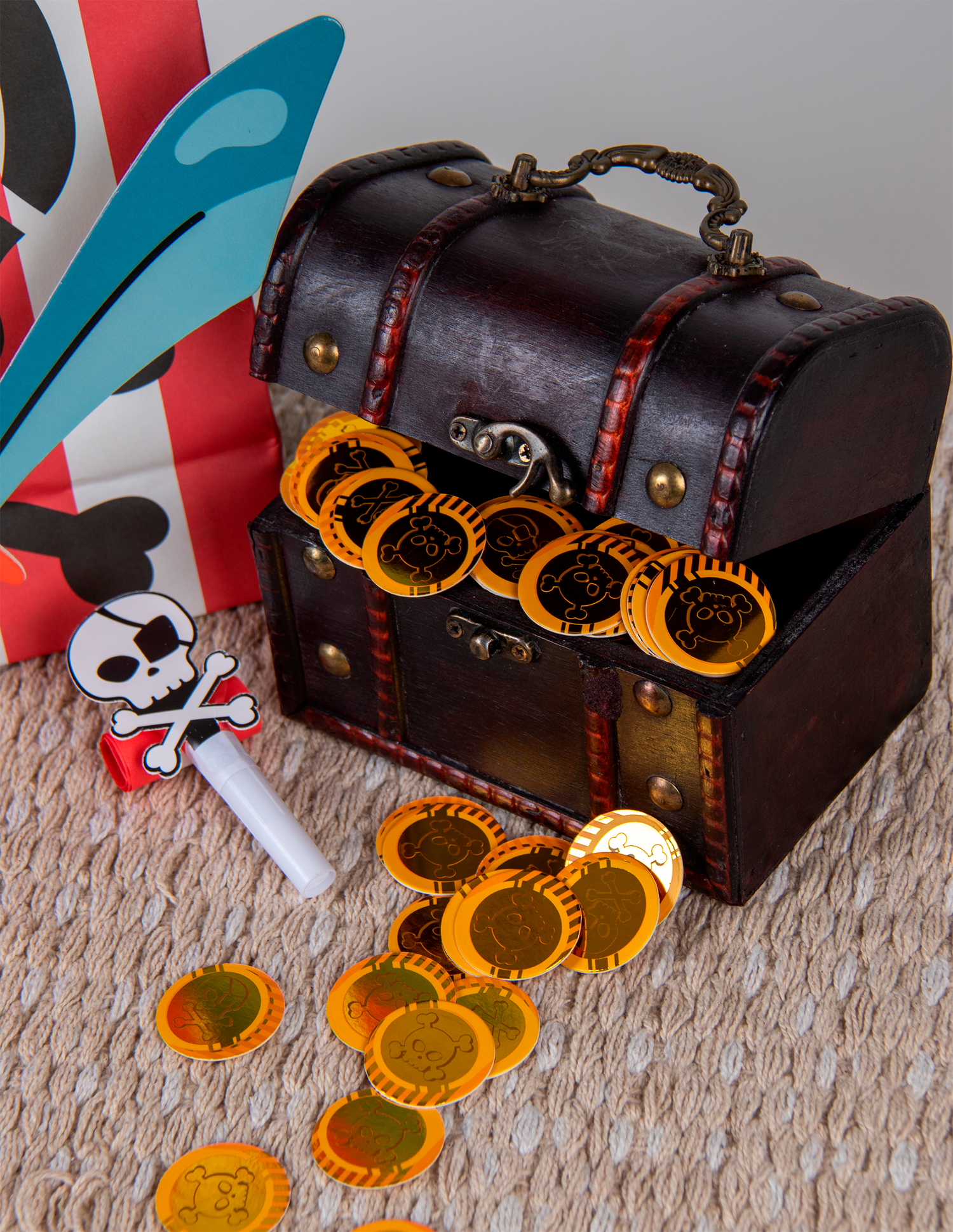Pirate Party Coin Confetti - 50pcs - Image 5