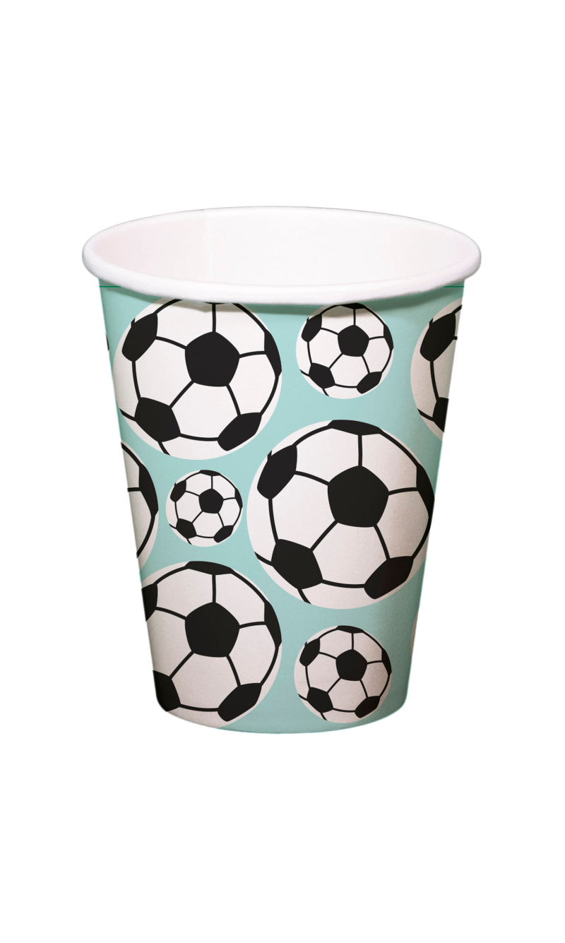 Fantastic Football Party Cups 250ml - 8pcs