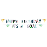 Fantastic Football Party Happy Birthday Banner Set - 1.5m