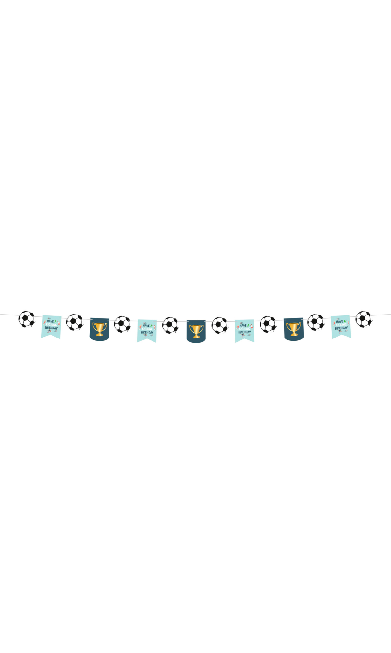 Fantastic Football Party Flag Banner - 6m