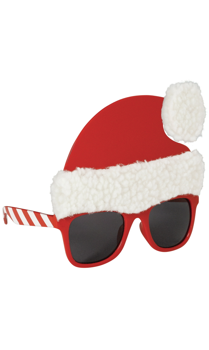 Christmas Santa Hat Fun Shades Glasses - One One Size