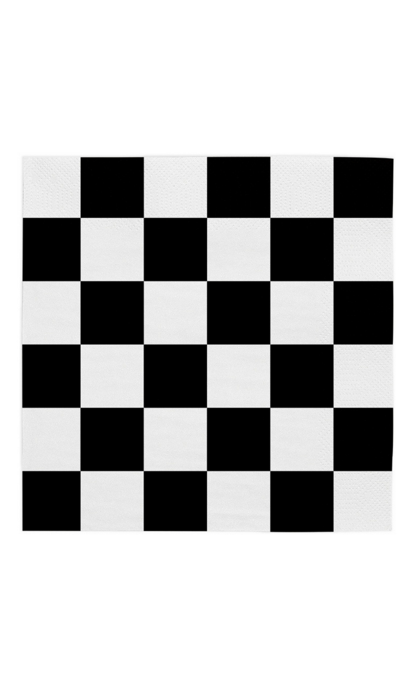 Racing Party Paper Napkins 33x33cm - 20pcs
