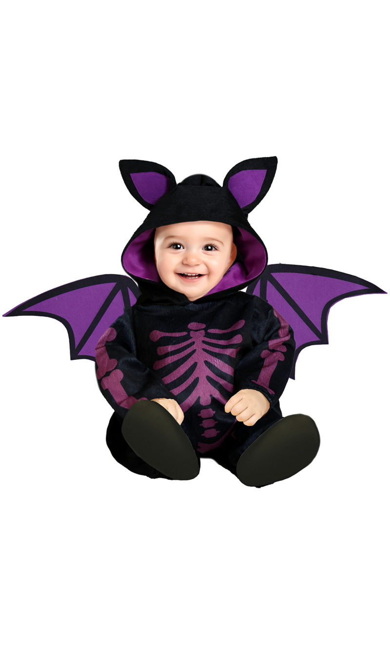 Cute Little Purple Bat Costume - Age 12 to 18 Months (80cm)