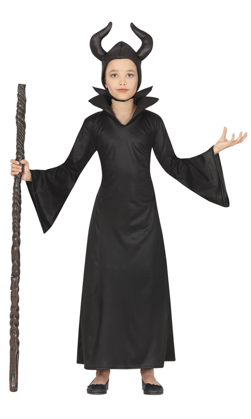 Maleficent Evil Fairy Costume - Age 10 to 12 Years 