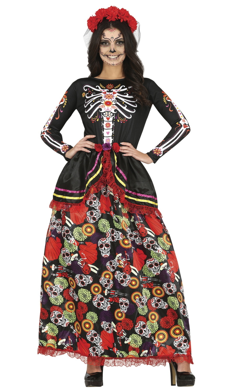 Catrina Fashion Lady Costume - Adult Size Extra Large (44-46)