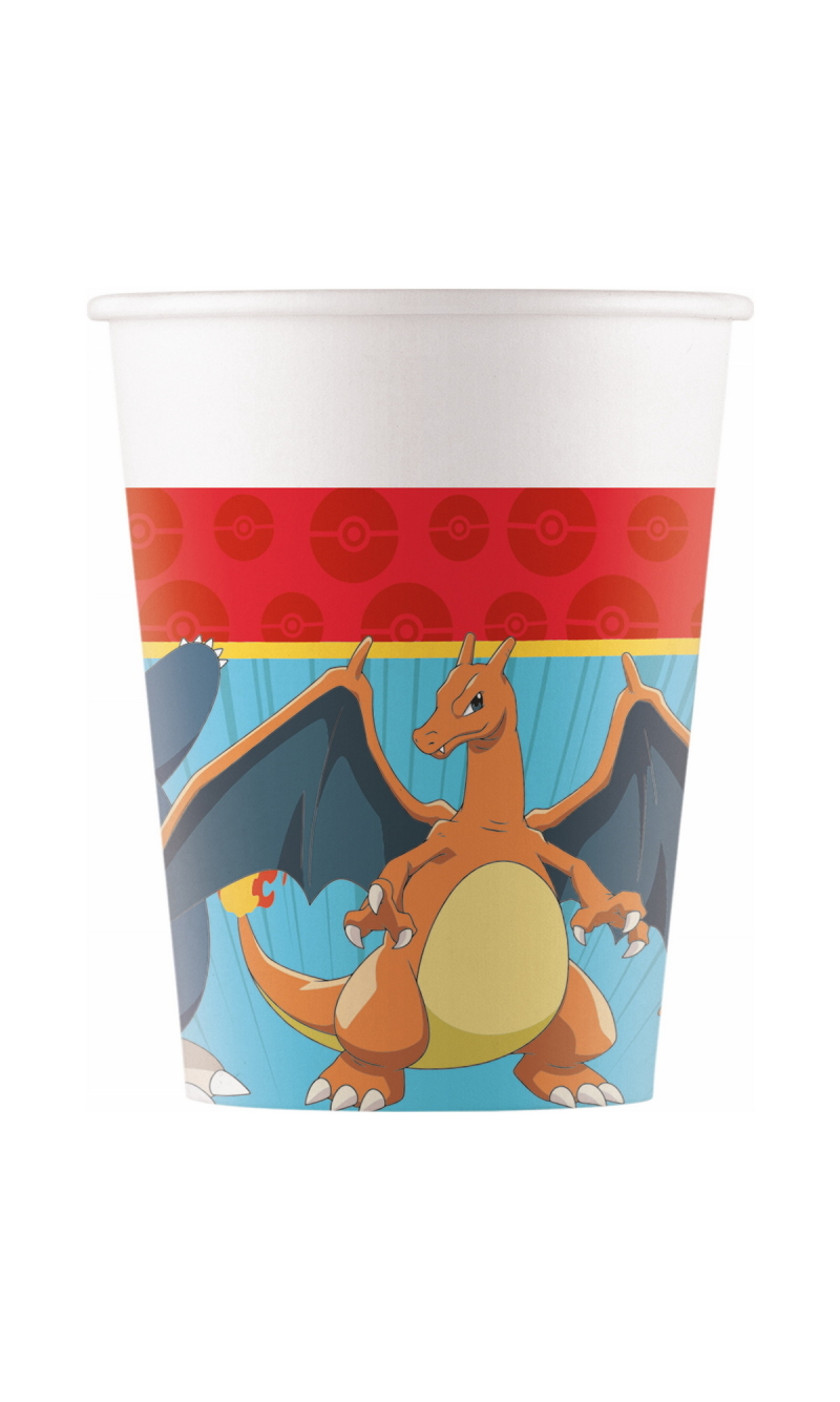 Pokemon FSC Paper Cups 200ml -8pcs