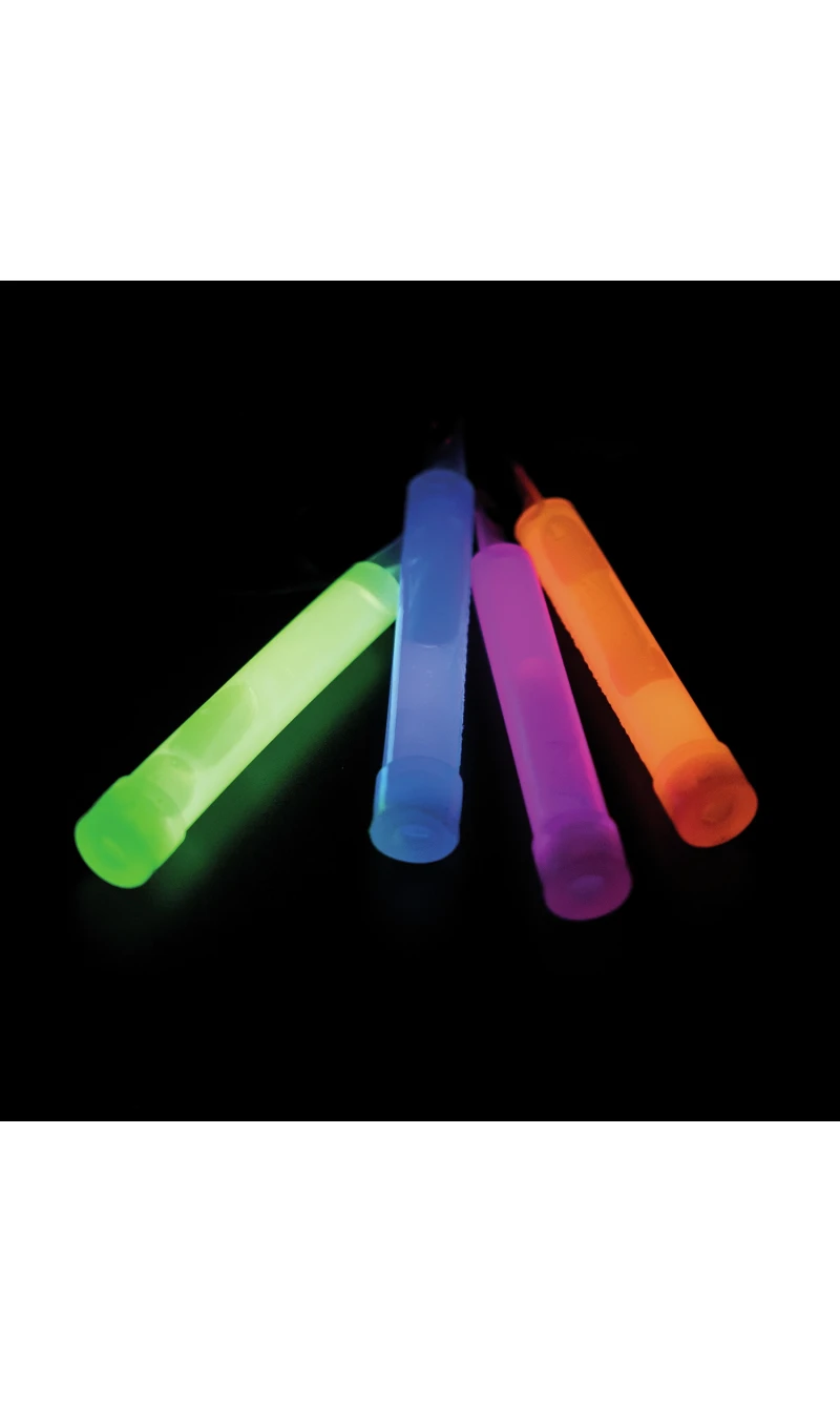Glow Stick Necklaces (Assorted Colors) 10cm - 4pk