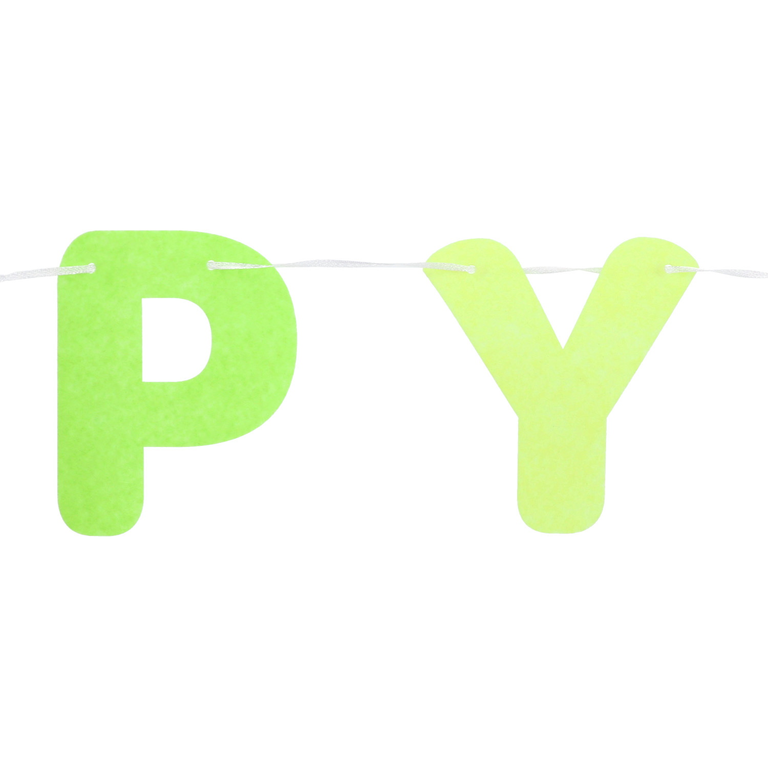Happy Birthday Felt Letter Banner Dreamy Pastels - 2.8m - Image 2