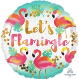 Let's Flamingle Foil Balloon - 45 cm