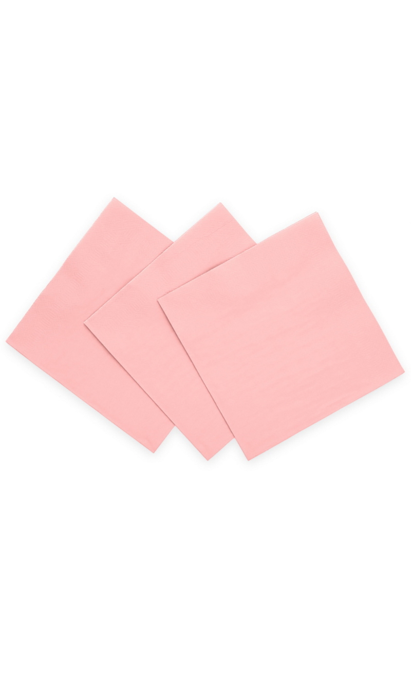 Napkins Luncheon Party 3-Ply 33x33cm 20pcs - Pink