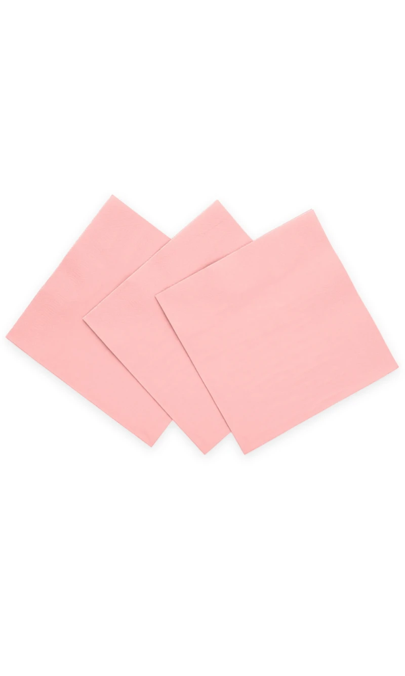 Napkins Luncheon Party 3-Ply 33x33cm 20pcs - Pink