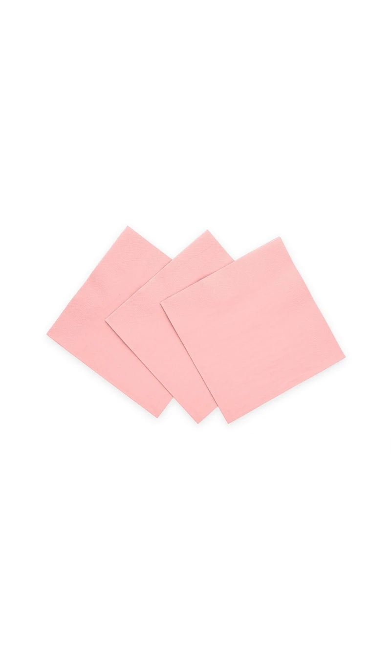 Napkins Cocktail Party 3-Ply 24x24cm 20pcs - Pink