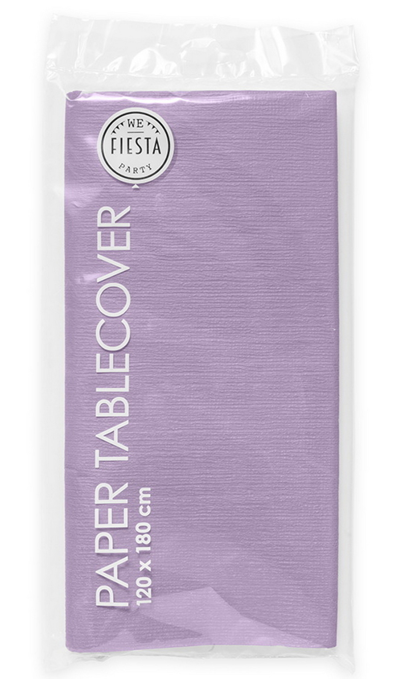 Party Paper Tablecover 120x180cm - Lavender