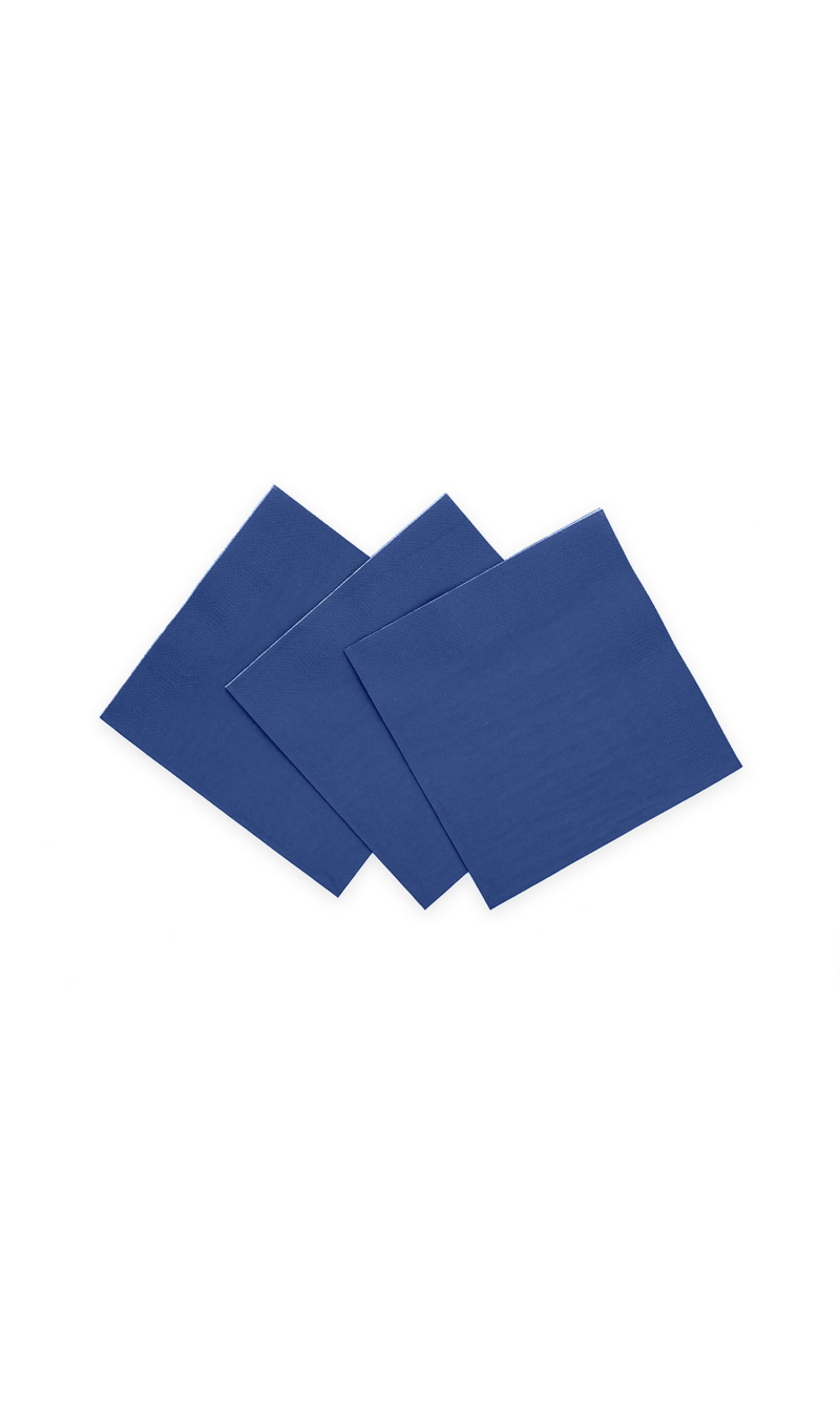 Napkins Cocktail Party 3-Ply 24x24cm 20pcs - Dark blue