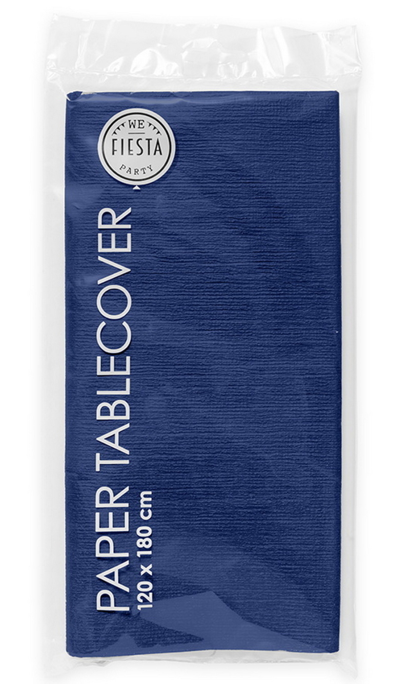 Party Paper Tablecover 120x180cm - Dark blue