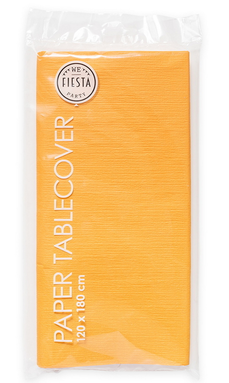 Party Paper Tablecover 120x180cm - Yellow