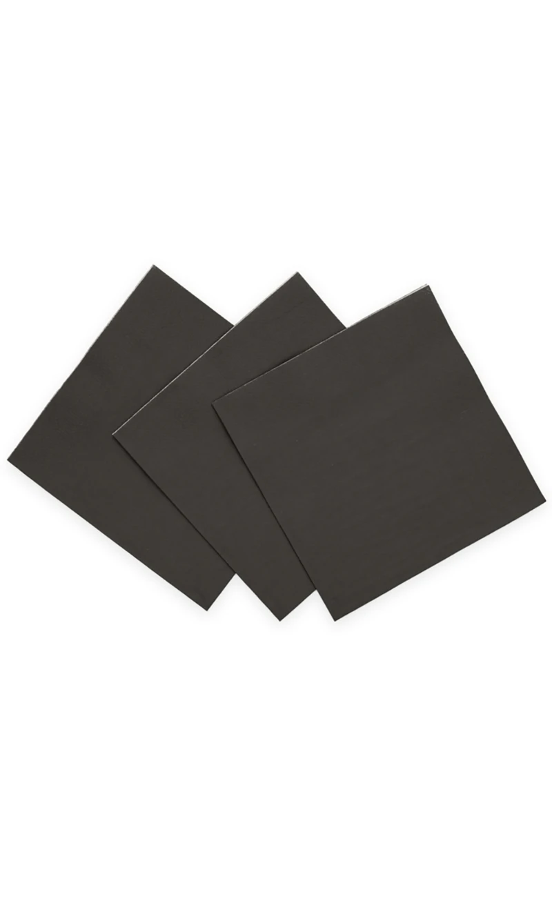 Napkins Luncheon Party 3-Ply 33x33cm 20pcs - Black