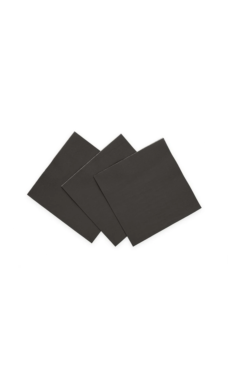 Napkins Cocktail Party 3-Ply 24x24cm 20pcs - Black