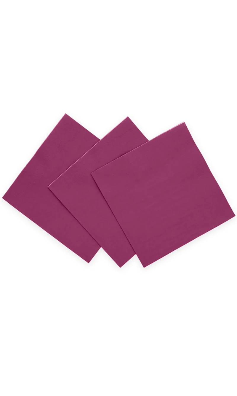 Napkins Luncheon Party 3-Ply 33x33cm 20pcs - Purple