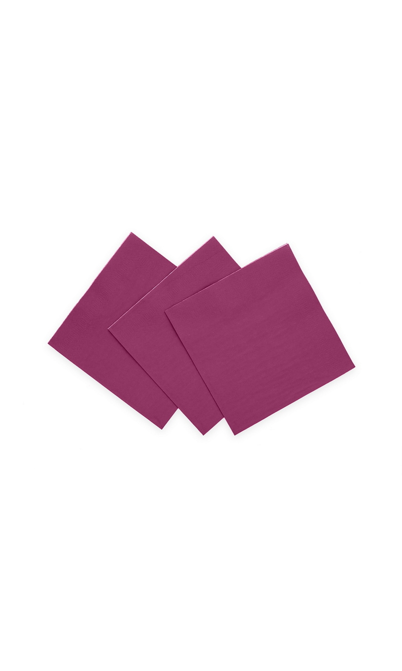 Napkins Cocktail Party 3-Ply 24x24cm 20pcs - Purple