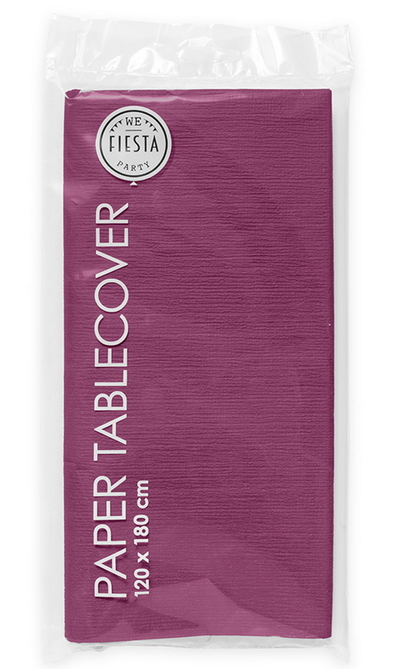 Party Paper Tablecover 120x180cm - Purple