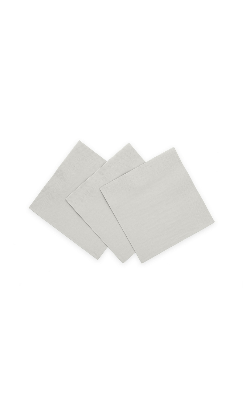 Napkins Cocktail Party 3-Ply 24x24cm 20pcs - Silver