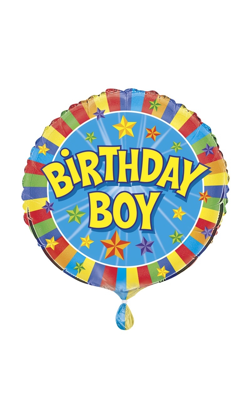 Birthday Boy Round 18 Inch Foil Balloon
