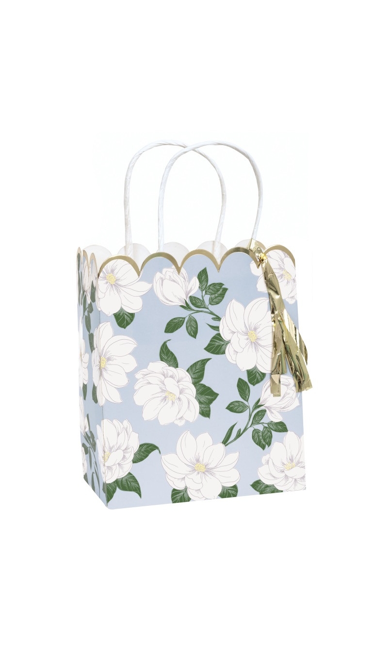 Garden Party Scalloped Favor Bags (12.7×27.31cm) - 3pcs