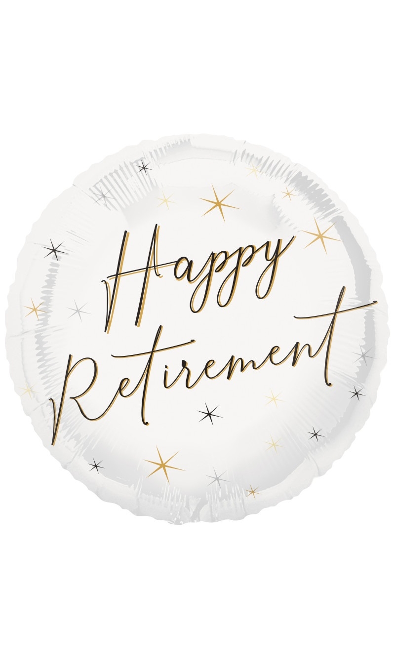 Happy Retirement Round 18 Inch Foil Balloon
