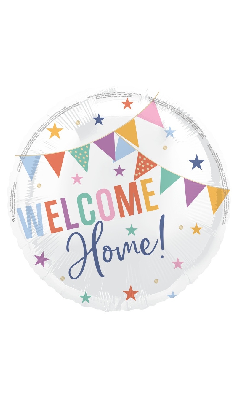 Welcome Home Round 18 Inch Foil Balloon