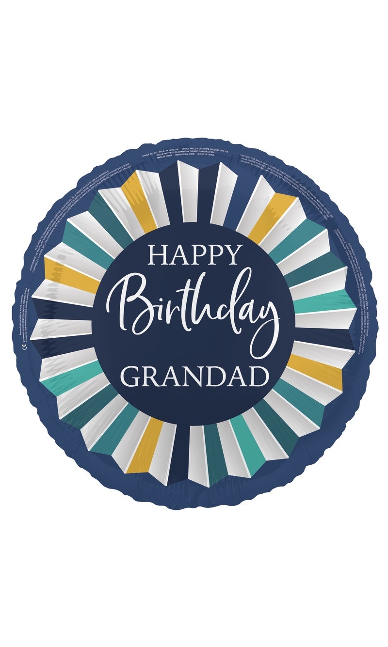 Happy Birthday Grandad 18 Inch Foil Balloon
