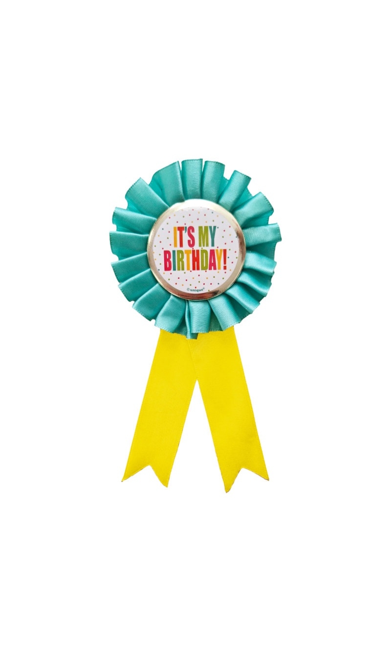 Rainbow It's My Birthday Award Badge
