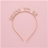 Hens Bride to Be Metal Headband