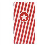 Party Essentials FSC Paper Pop-Corn / Candy Bag Red  - 6pk