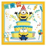 Minions The Rise Of Gru FSC Two-Ply Napkins 33x33cm - 20pk