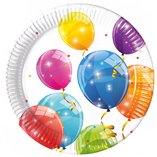 Sparkling Balloons FSC Paper Plates Next Generation 23cm - 8pk