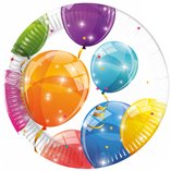 Sparkling Balloons FSC Paper Plates Next Generation 20cm - 8pk