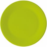 Lime Green FSC Paper Plates Next Generation 23cm - 8pk