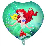 Ariel Little Mermaid Curious Heart Foil Balloon 46cm - 1pk